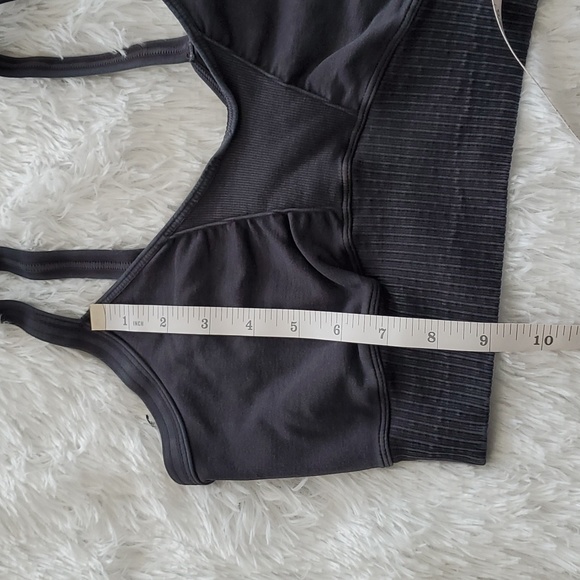 26. Free People Scoop Neck Good Karma Bra Washed Black - Picture 13 of 14